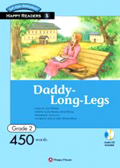Happy Readers / Grade 2-5 / Daddy-Long-Legs 450 words / Book+AudioCD