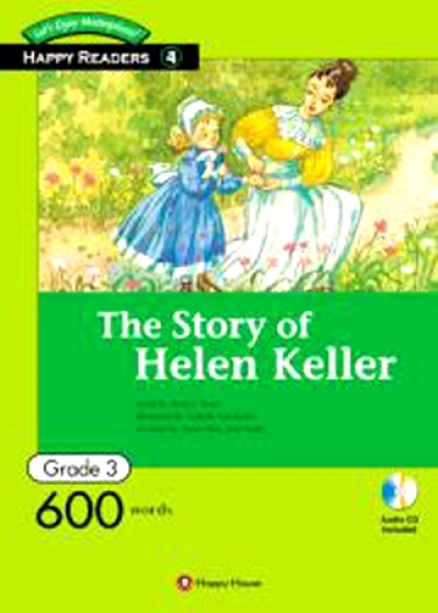 Happy Readers / Grade 3-4 / The Story of Helen Keller 600 words / Book+AudioCD