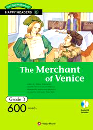 Happy Readers / Grade 3-5 / The Merchant of Venice 600 words / Book+AudioCD