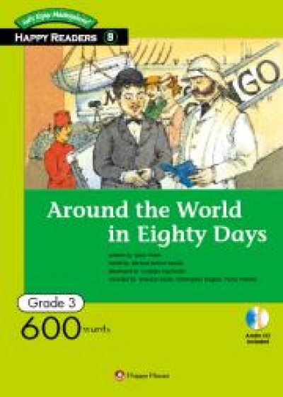 Happy Readers / Level 3 : Around the World in Eighty Days (Book 1권 + CD 1장)