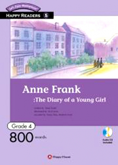 Happy Readers / Grade 4-5 / Anne Frank: A Diary of a Young Girl 800 words / Book+AudioCD