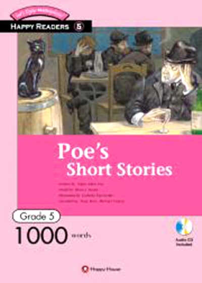 Happy Readers / Grade 5-5 / Poe s Short Stories 1000 words / Book+AudioCD