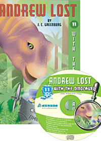 Andrew Lost [#11. With The Dinosaurs(Book+CD)]