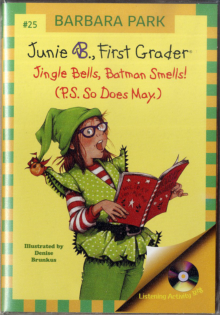Junie B. Jones #25 First Grader (Jingle Bells,Batman Smells!) Book+Audio CD(2) / isbn 9788925657080