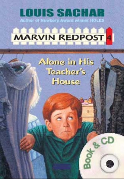 Marvin Redpost #4:Alone in His Teachers Houe(Book+CD)