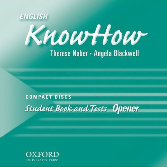 English KnowHow Opener [Audio CD] / isbn 9780194536912