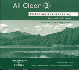 All Clear 3 Listening and Speaking / Audio CD / isbn 9781413021196