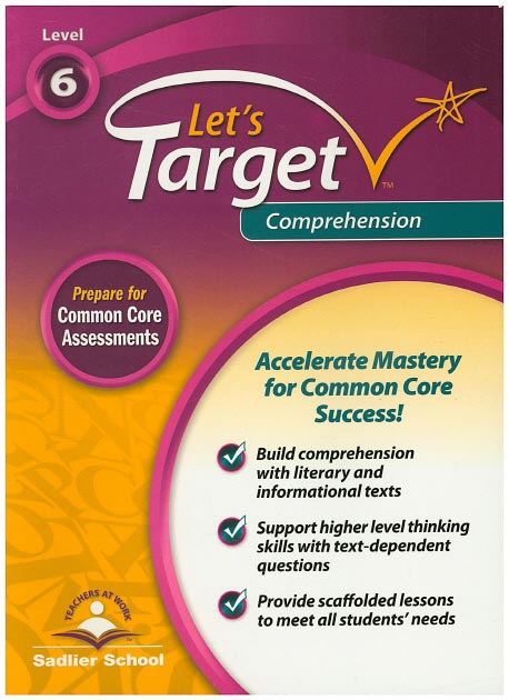 Let's Target Comprehension Level 6 isbn 9781421747262