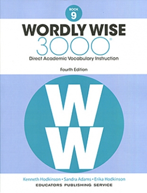 Wordly Wise 3000 4th Edition Book 9 isbn 9780838877098