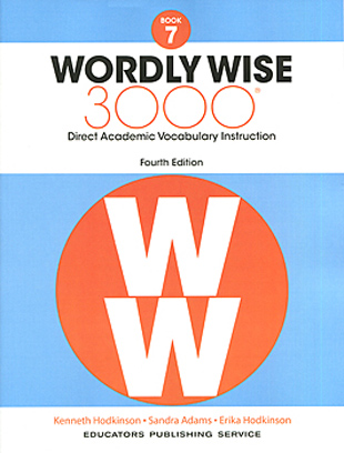 Wordly Wise 3000 4th Edition Book 7 isbn 9780838877074