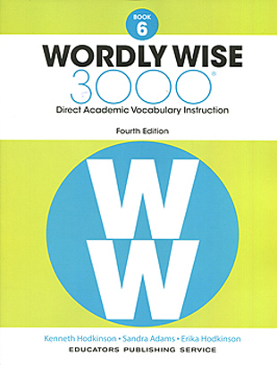 Wordly Wise 3000 4th Edition Book 6 isbn 9780838877067