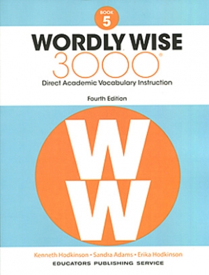 Wordly Wise 3000 4th Edition Book 5 isbn 9780838877036