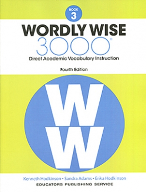 Wordly Wise 3000 4th Edition Book 3 isbn 9780838877029