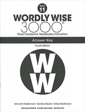 Wordly Wise 3000 Book 11 4th Edition Answer Key isbn 9780838877364