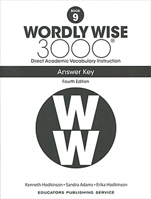 Wordly Wise 3000 Book 9 4th Edition Answer Key isbn 9780838877340