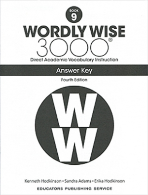 Wordly Wise 3000 Book 9 4th Edition Answer Key isbn 9780838877340