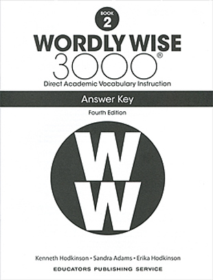 Wordly Wise 3000 Book 2 4th Edition Answer Key isbn 9780838877272