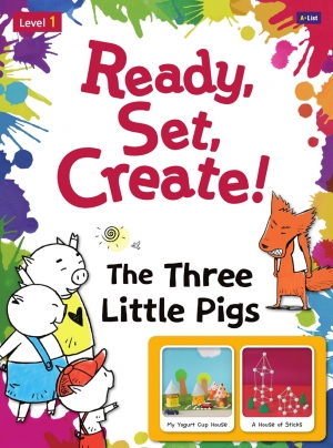 Ready, Set, Create! 1 The Three Little Pigs Studentbook with Multi CD (MP3s, E-Book, Create & Dance Video) / isbn 9791155093580