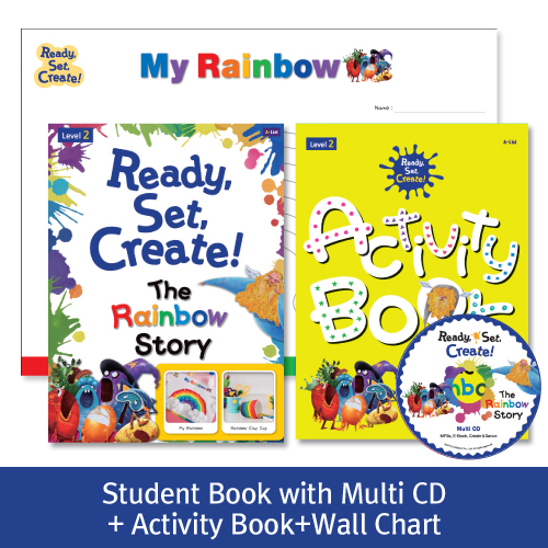 오체영 Ready, Set, Create! 2 The Rainbow Story Pack (SB+CD+AB+Chart) isbn 9791155093535
