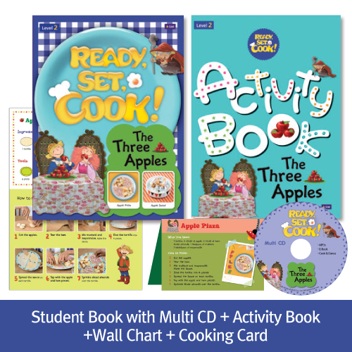 Ready, Set, Cook! 2 The Three Apples Pack (SB+CD+AB+Chart+Card) isbn 9791155093320
