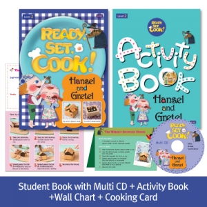 Ready, Set, Cook! 2 Hansel and Gretel Pack (SB+CD+AB+Chart+Card) isbn 9791155093290