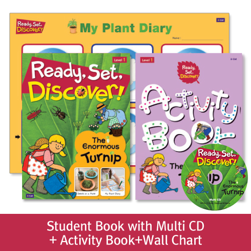 Ready, Set, Discover! 1 The Enormous Turnip Pack (SB+CD+AB+Chart) isbn 9791155093702