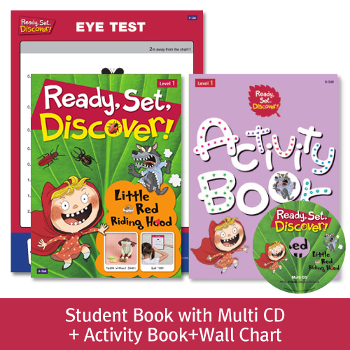 Ready, Set, Discover! 1 Little Red Riding Hood Pack (SB+CD+AB+Chart) isbn 9791155093696