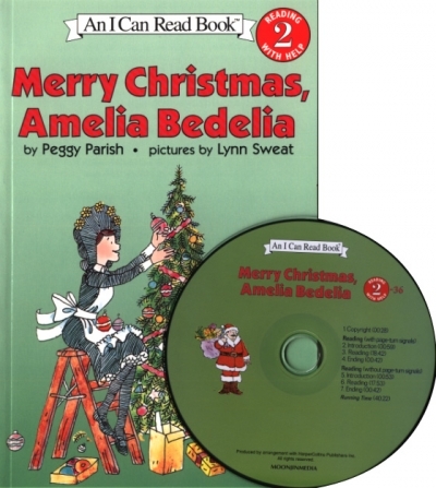 I Can Read Books 2-36 Merry Christmas, Amelia Bedeli (Book 1권 + CD 1장)
