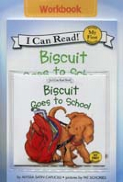I Can Read Books Workbook Set My First-04 Biscuit goes to school (Book 1권 + Workbook 1권 + CD 1장)