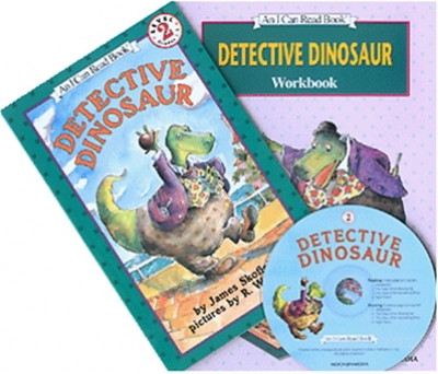 An I Can Read Book Workbook Set(Book+Audio CD+Workbook) 2-08 Detective Dinosaur