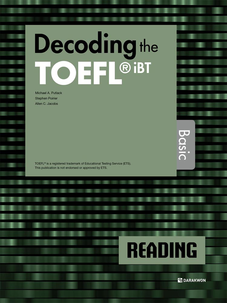 Decoding the TOEFL iBT READING Basic isbn 9788927708209