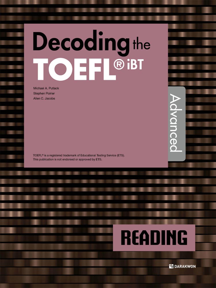 Decoding the TOEFL iBT READING Advanced isbn 9788927707691