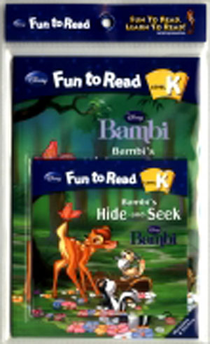 Disney Fun to Read Set K-02 : Bambi's Hide and Seek (Book+WB+CD) isbn 9788953933682
