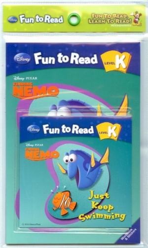 Disney Fun to Read Set K-08 : Finding NEMO Just Keep Swimming (Book+WB+CD) isbn 9788953944282