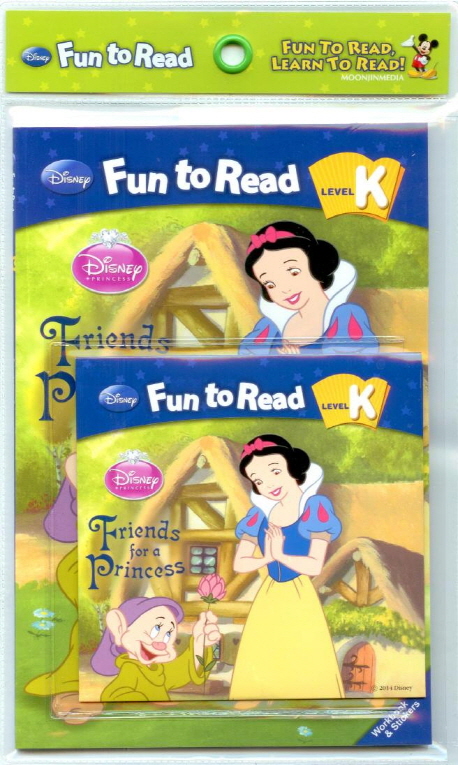Disney Fun to Read Set K-10 : Friends for a Princess (Book+WB+CD) isbn 9788953944305