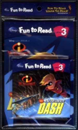 Disney Fun to Read Set 3-02 : Incredible Dash (Book+WB+CD) isbn 9788953933606