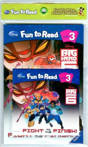 Disney Fun To Read Set 3-11 Big Hero: Fight to the Finish! (Book+WB+CD) isbn 9788953946279