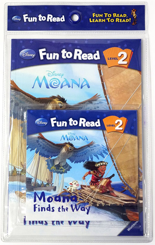 Disney Fun to Read Set 2-33 : Moana Finds the Way (Book+WB+CD) isbn 9788953947337