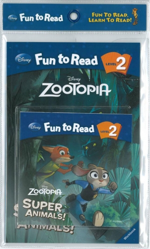 Disney Fun To Read Set 2-31 Zootopia : Super Animals! (Book+WB+CD) isbn 9788953946705