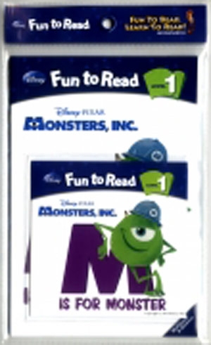 Disney Fun to Read Set 1-18 : M Is for Monster (Book+WB+CD) isbn 9788953933514
