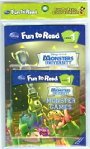 Disney Fun to Read Set 1-24 : Monster Games (Book+WB+CD) isbn 9788953943025