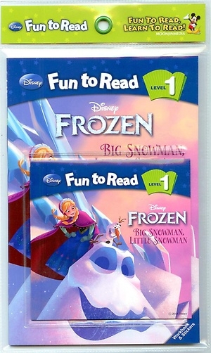 Disney Fun to Read Set 1-26 : Frozen Big Snowman, Little Snowman (Book+WB+CD) isbn 9788953944329