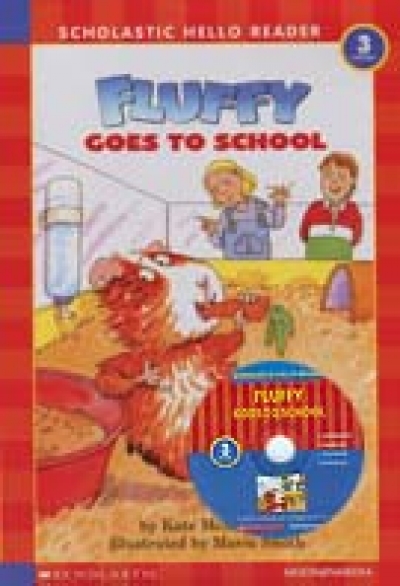 Hello Reader Book+AudioCD Set 3-19 / Fluffy Goes to School