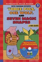 Hello Reader Book+AudioCD Set 3-18 / Three Pigs, One Wolf, and Seven