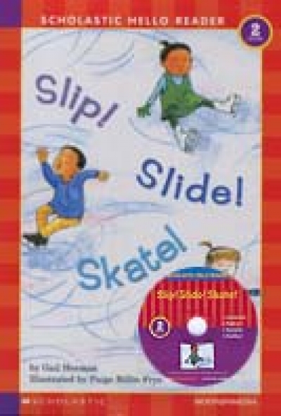 Hello Reader Book+AudioCD Set 2-35 / Slip! Slide! Skate!