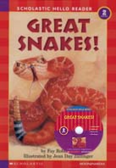 Hello Reader Book+AudioCD Set 2-24 / Great Snakes