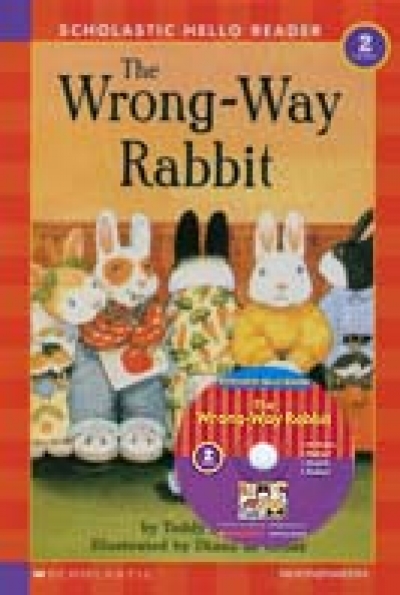 Hello Reader Book+AudioCD Set 2-04 / Wrong-Way Rabbit