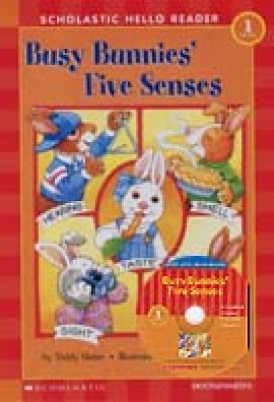 Hello Reader Book+AudioCD Set 1-44 / Busy Bunnies Five Senses