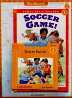 Hello Reader Book+AudioCD+Workbook Set 1-12 / Soccer Game!(My First)