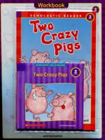 Hello Reader Book+AudioCD+Workbook Set 2-07 / Two Crazy Pigs